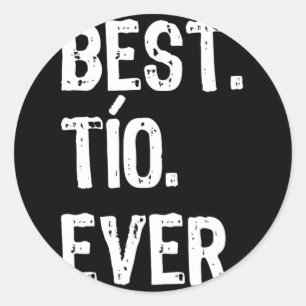 best tio ever family cool funny   classic round sticker