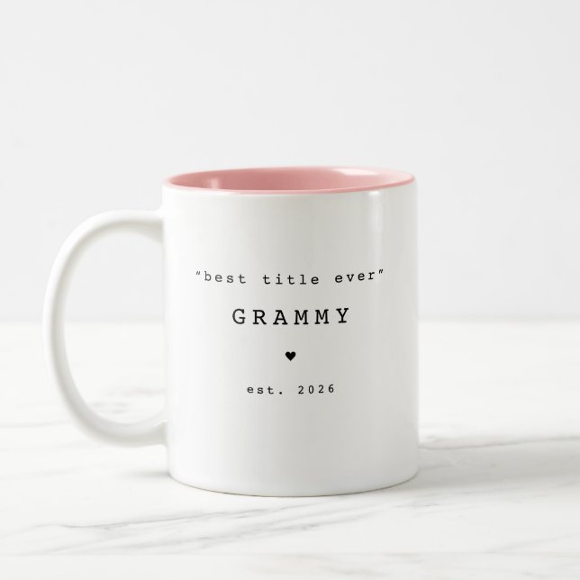 Best Title Ever Grammy Custom Mug (Left)