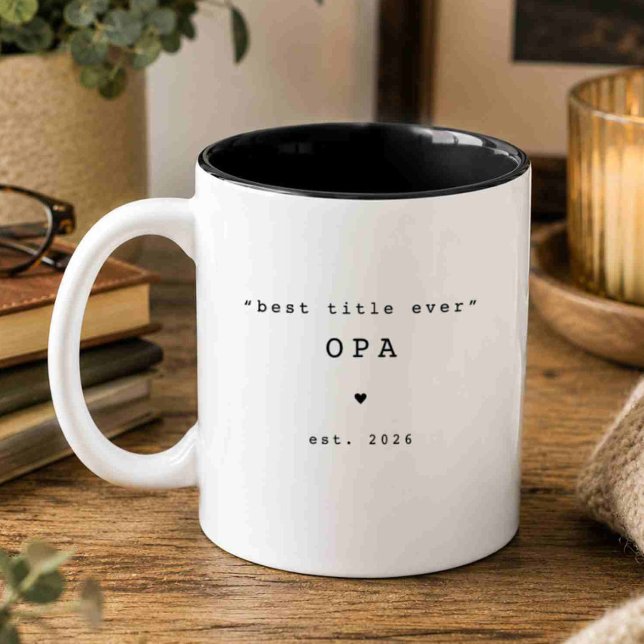Best Title Ever Opa Custom Mug (Creator Uploaded)