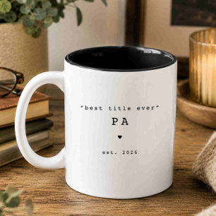 Best Title Ever Pa Custom Mug