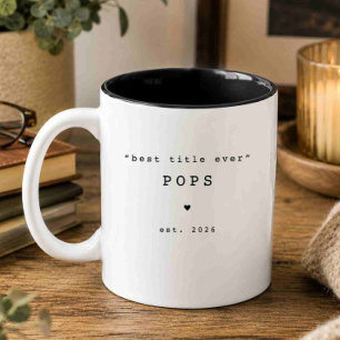 Best Title Ever Pops Custom Mug