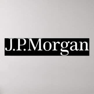 BEST TO BUY - JP Morgan Logo Poster