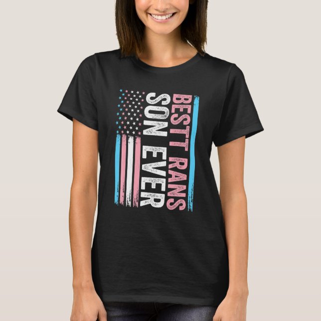 Best Trans Son Ever Transgender T-Shirt (Front)