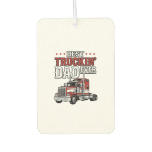 Best Truckin Dad Ever Vintage Truck Shirt Design_1 Air Freshener