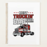 Best Truckin Dad Ever Vintage Truck Shirt Design_1 Planner<br><div class="desc">Best Truckin Dad Ever Vintage Truck Shirt Design_1</div>