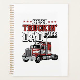 Best Truckin Dad Ever Vintage Truck Shirt Design_1 Planner