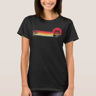 Best Truckin Mummy Ever Mom Retro Trucker Big Rig  T-Shirt