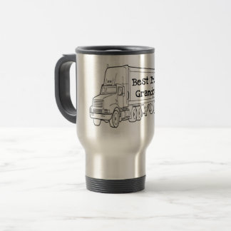 Best Trucking Grandpa Ever Travel Mug