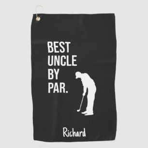 Best Uncle By Par Golfer  Golf Towel