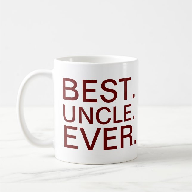 Best Uncle Ever Car Coffee Mug (Left)