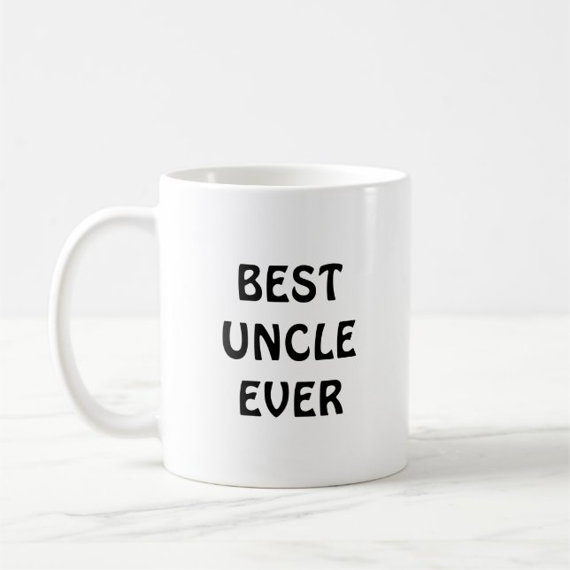 Best uncle ever coffee mug (Left)
