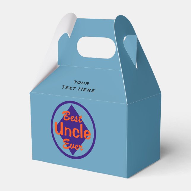 Best Uncle Ever Favor Box (Front Side)