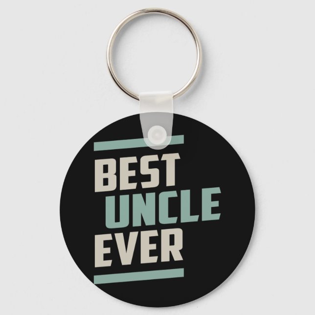 Best Uncle Ever Keychain (Front)