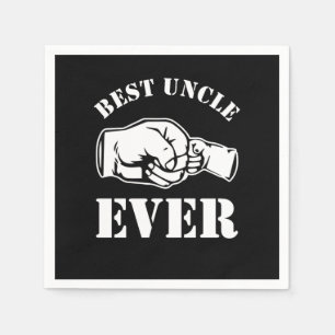 Best Uncle Ever Niece Nephew Godfather Dad Mom Gif Napkin