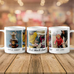 Best Uncle Ever Personalized Photo Collage Coffee Mug<br><div class="desc">Celebrate the amazing uncle in your life with this personalized photo collage coffee mug! Featuring three custom photos and meaningful text options,  including his name,  "Best Uncle Ever, " and a special date. This mug is a heartfelt keepsake,  perfect for birthdays,  Father’s Day,  or any occasion to show appreciation.</div>