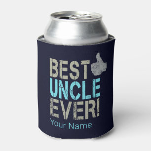 Best Uncle Ever Vintage Design With Thumb Up Can Cooler