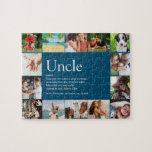 Best Uncle Funcle Definition 14 Photo Blue Jigsaw Puzzle<br><div class="desc">14 photo collage jigsaw for you to personalise for your special,  favourite Uncle or Funcle to create a unique gift. A perfect way to show him how amazing he is every day. Designed by Thisisnotme©</div>