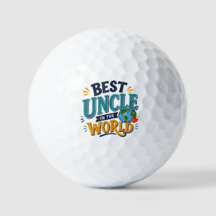 Best Uncle in the World Golf Ball