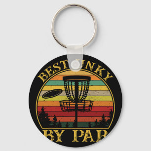 Best Unky By Par Funny Disc Golfing Uncle Keychain