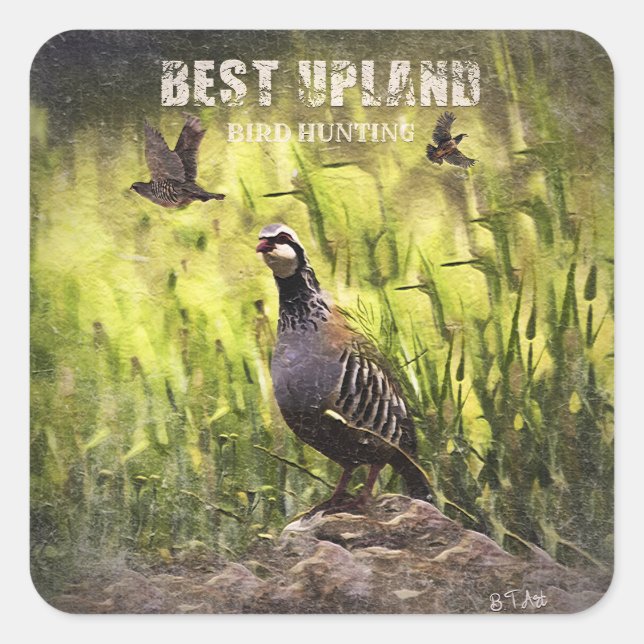 Best Upland Bird Hunting  Square Sticker (Front)