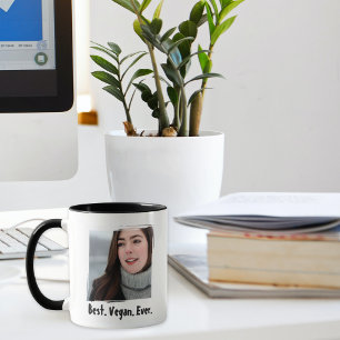 Best Vegan Ever, Custom Photo Mug