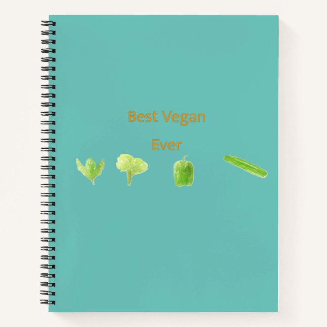 Best Vegan Ever Notebook (Front)