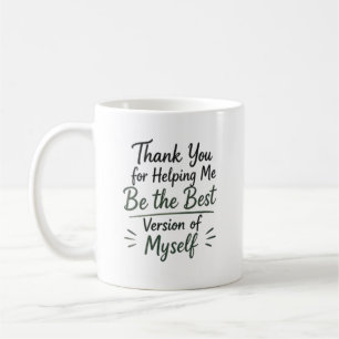 Best Version of Myself Personalized Coffee Mug