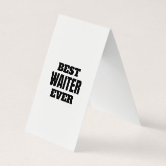 best waiter ever business card