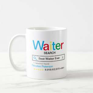 Best Waiter Ever Search engine Result With name Coffee Mug