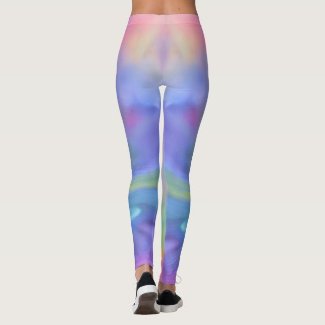 Best Watercolor Leggings for Stylish Adventures (Back)