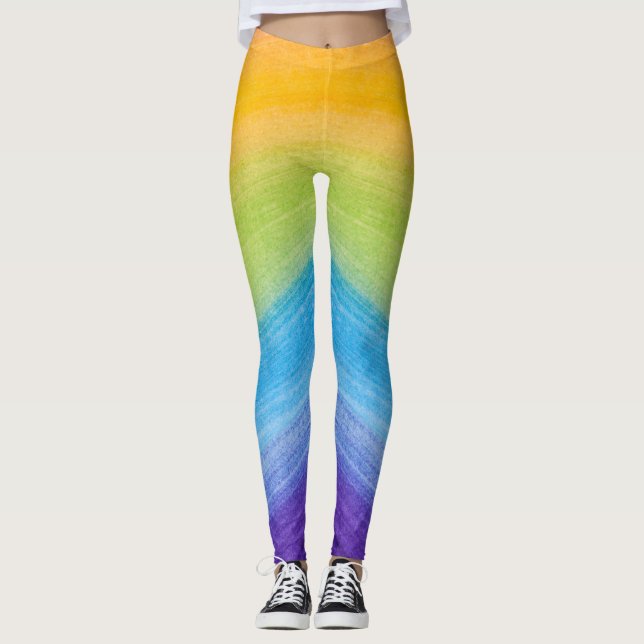 Best Watercolor Leggings to Suit Your Tastes. (Front)