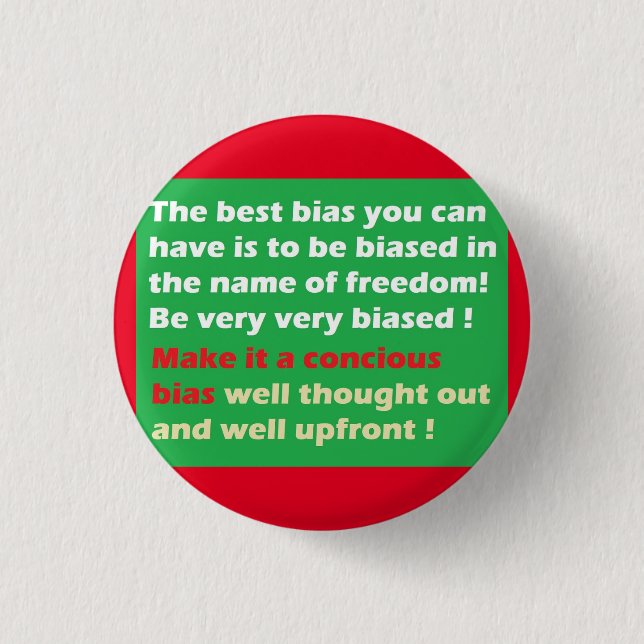 BEST WAY TO FREEDOM 1 INCH ROUND BUTTON (Front)