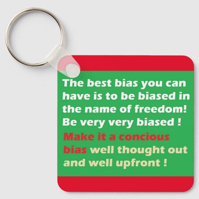 BEST WAY TO FREEDOM KEYCHAIN (Front)