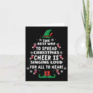 Best Way To Spread Christmas Cheer Fun Xmas Women Card