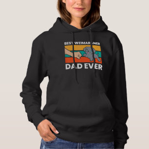 Best Weimaraner Dad Ever Pet Weimaraner Dog Hoodie