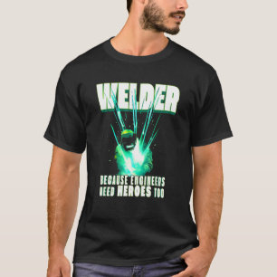 Best Welding Men Dad MIGTIG Welder Metal Workers T-Shirt