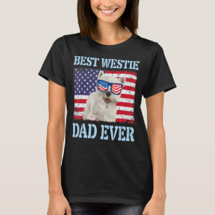 Best Westie Dog Dad Ever Happy Father Day Dog Dadd T-Shirt