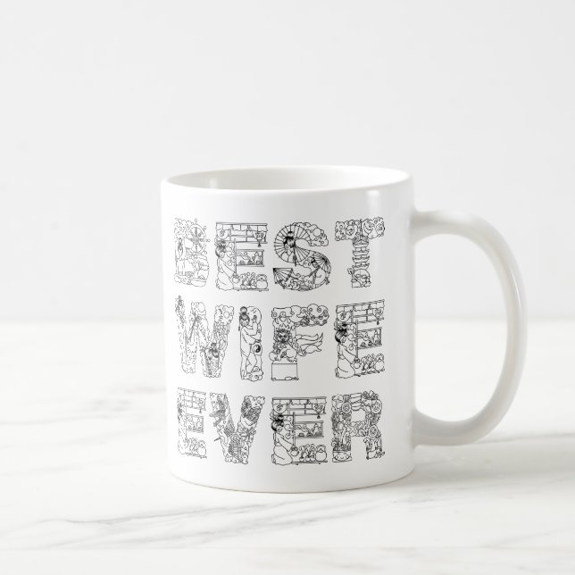 Best Wife Ever Japanese style Coffee Mug (Right)
