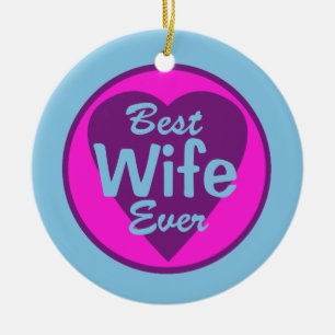 Best Wife Ever Personalized Ornament
