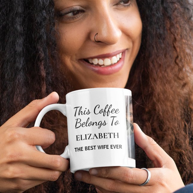 Best Wife Ever Personalized Photo Coffee Mug (Creator Uploaded)