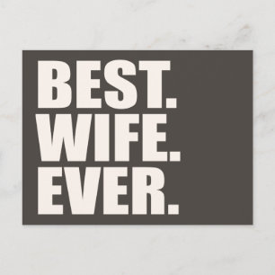 Best. Wife. Ever. Postcard
