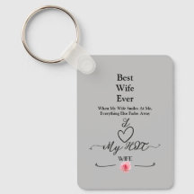 Best Wife Ever | Romantic Rose Gold Heart