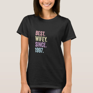 Best Wifey Since 1997 25th Wedding Anniversary 25 T-Shirt