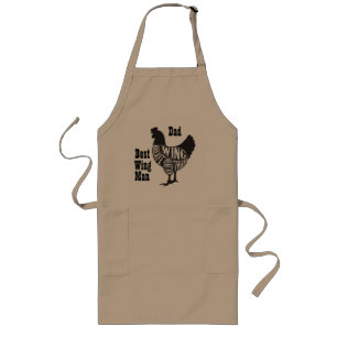 Best Wing Man, Chicken Customizable Apron