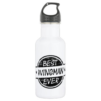 Best Wingman Ever Black 532 Ml Water Bottle