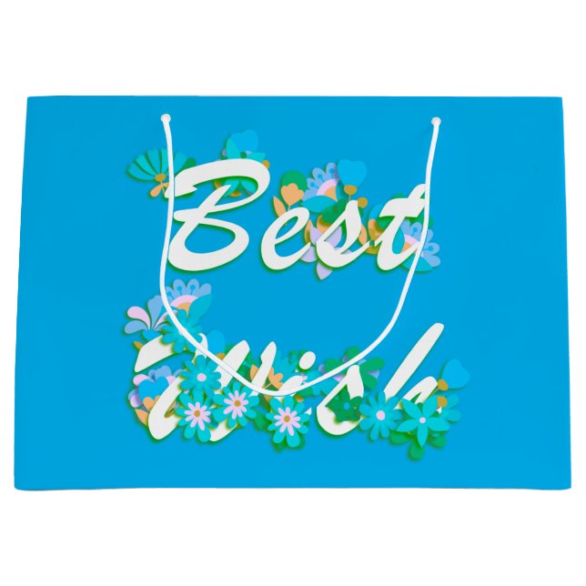  Best Wish  Large Gift Bag (Front)