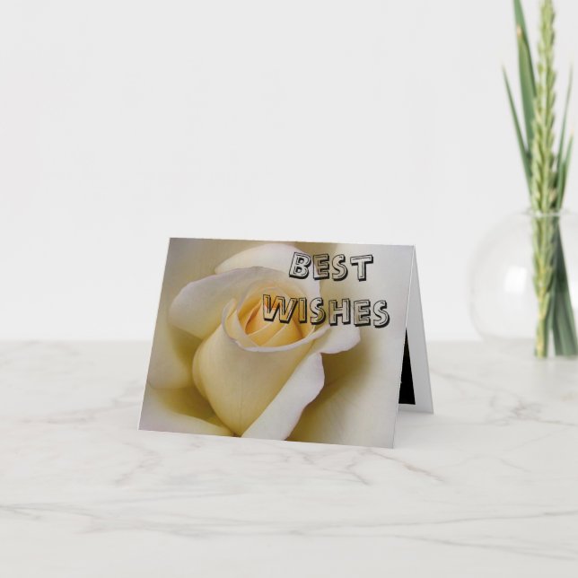 Best Wishes Card (Front)