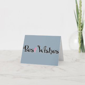 Best Wishes Christian Notecard