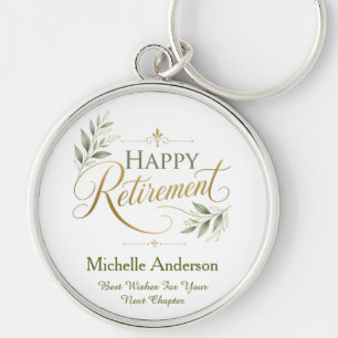 Best Wishes For Your Next Chapter Personalized Keychain