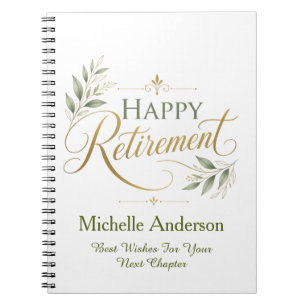 Best Wishes For Your Next Chapter Personalized Notebook